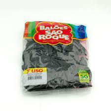 imagem de BALOES SAO ROQUE N 7 LISO PRETO EBANO C  50
