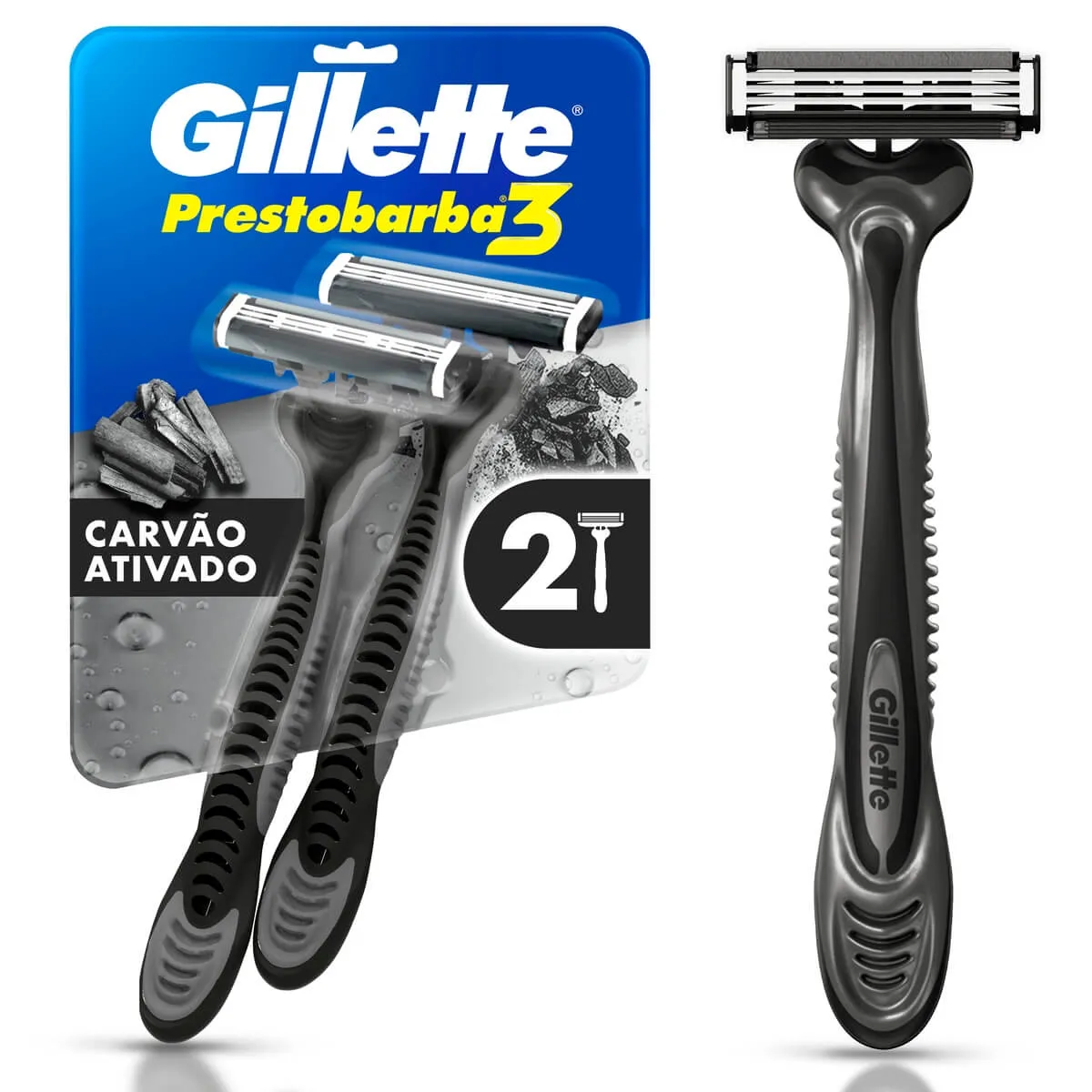 imagem de AP B PRESTOBARBA 3 CARBONO C/2UN