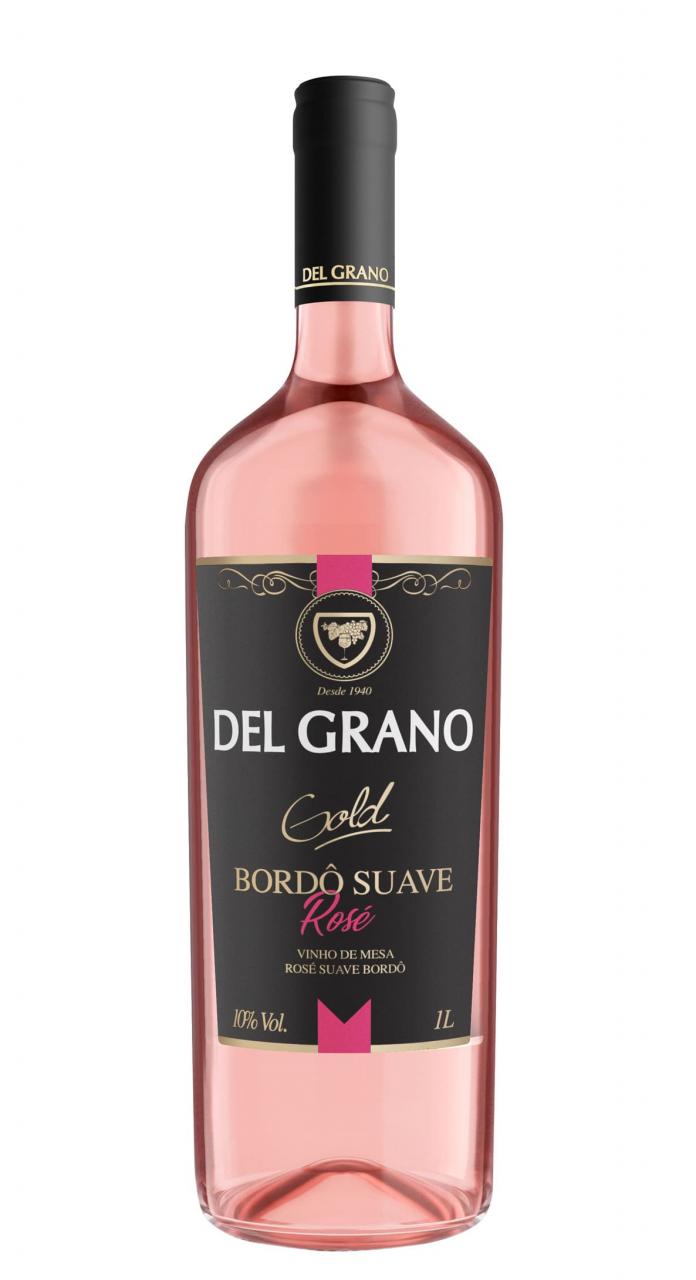 imagem de VINHO DEL GRANO ROSE 1LT SUAVE