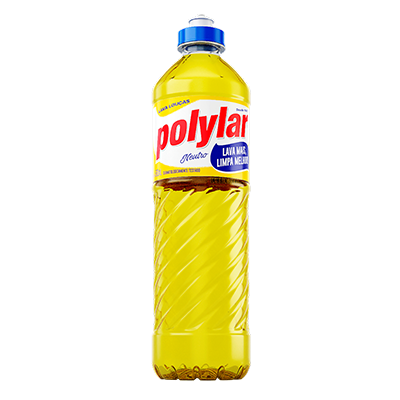 imagem de DETERGENTE POLYLAR 500ML NEUTRO