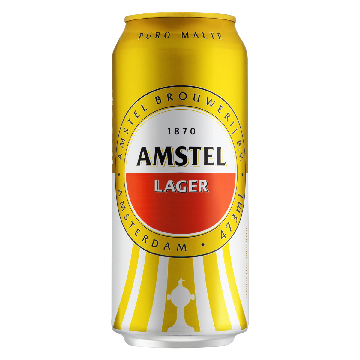 imagem de CERV AMSTEL 473ML LATA PURO MALTE