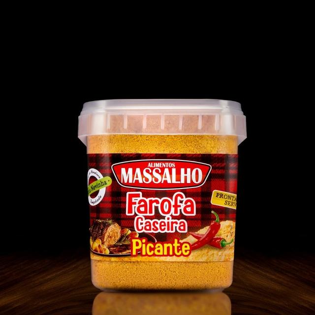 imagem de FAROFA CASEIRA MASSALHO 400G PICANTE