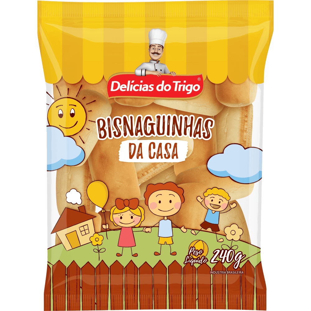 imagem de BISNAGUINHA DA CASA 240G DELICIAS DO TRIGO