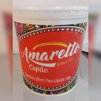imagem de SVT AMARETTO POTE 380ML FLOCOS