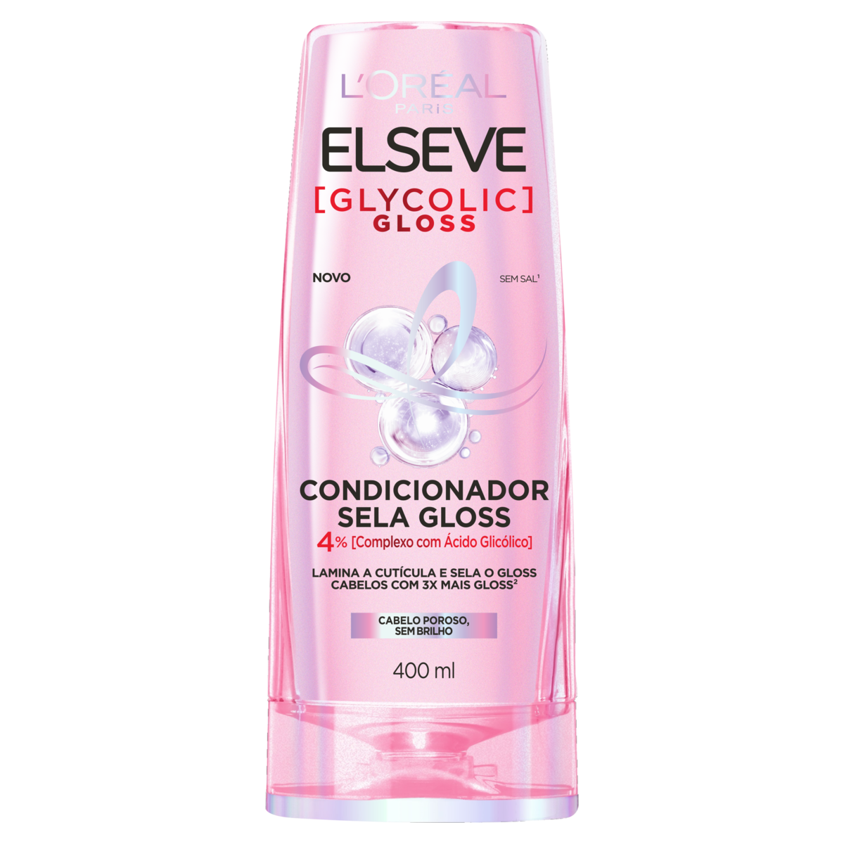 imagem de COND ELSEVE 400ML GLYCOLIC GLOSS