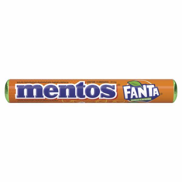 imagem de DROPS MENTOS 37,5G FANTA LARANJA C/14UN