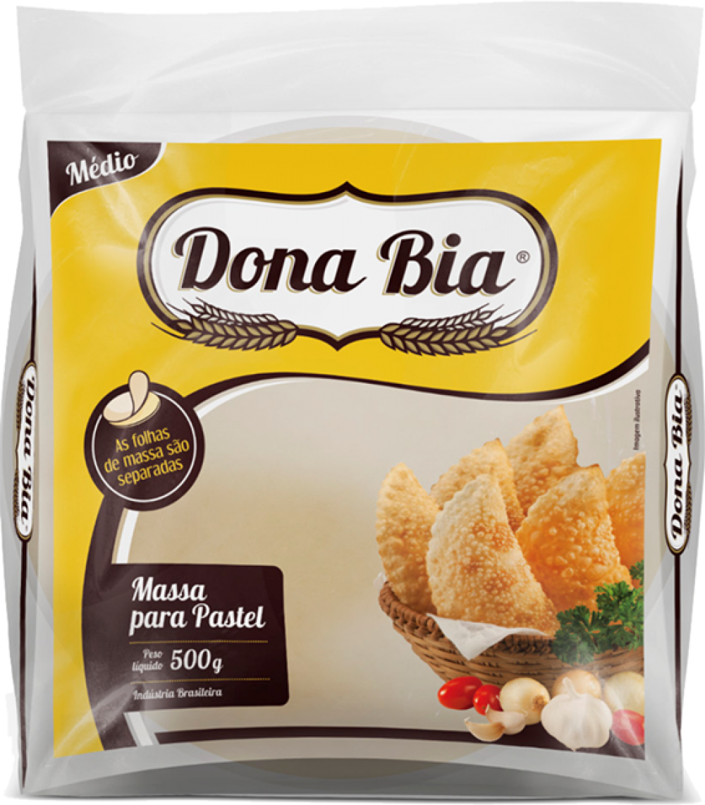 imagem de MASSA P  PASTEL DONA BIA 500G MEDIA