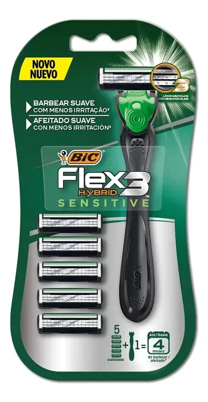 imagem de AP B  BIC FLEX 3 HYBRID C/5 REFIL
