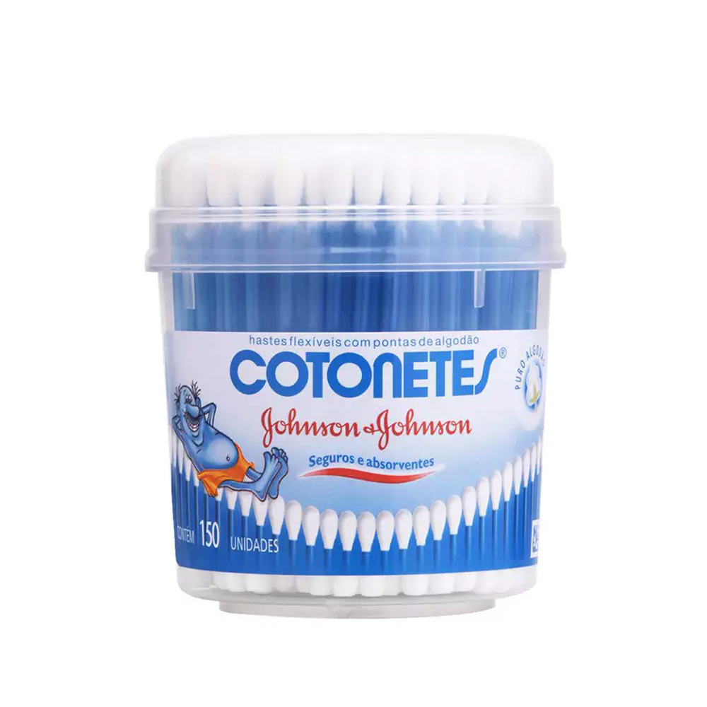 imagem de COTONETES JOHNSONS C/ 150 UN POTE