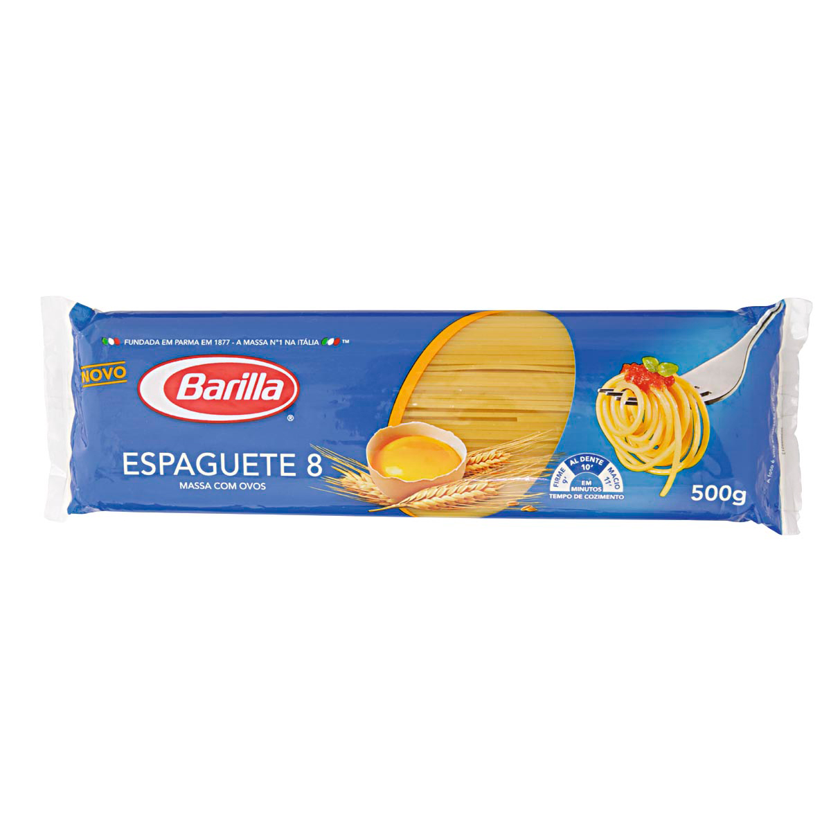 imagem de MAC BARILLA 500G C/ OVOS ESPAGUETE N8
