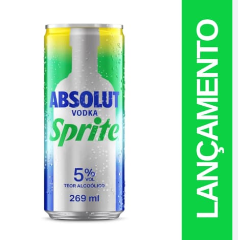 imagem de BB MISTA ABSOLUT VODKA SPRITE 269ML LATA