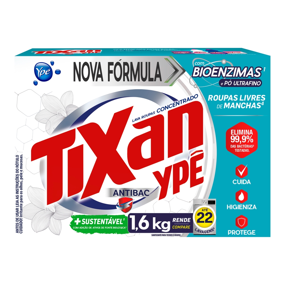 imagem de SABAO PO TIXAN 1,6KG ANTIBAC CAIXA