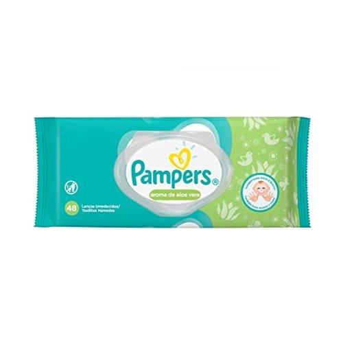 imagem de LENCO UMED PAMPERS C/48 ALOE VERA