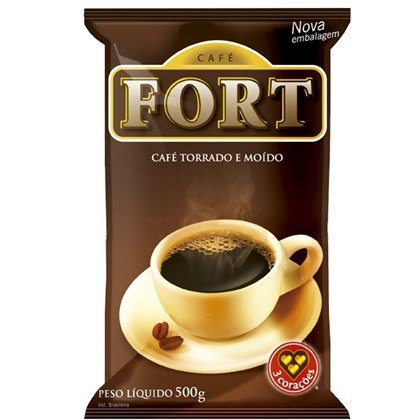 imagem de PO DE CAFE 3 CORACOES 500G FORT