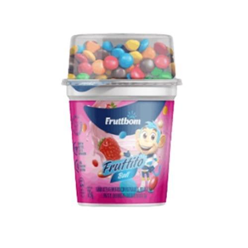 imagem de BEB LAC FRUTTBOM KIDS 125G CONF COLORIDO MORANGO