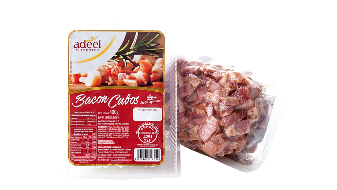 imagem de BACON EM CUBOS 200G ADEEL