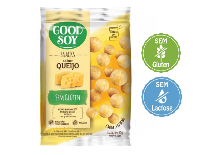 imagem de SNACKS SOJA GOODSOY 25G QUEIJO