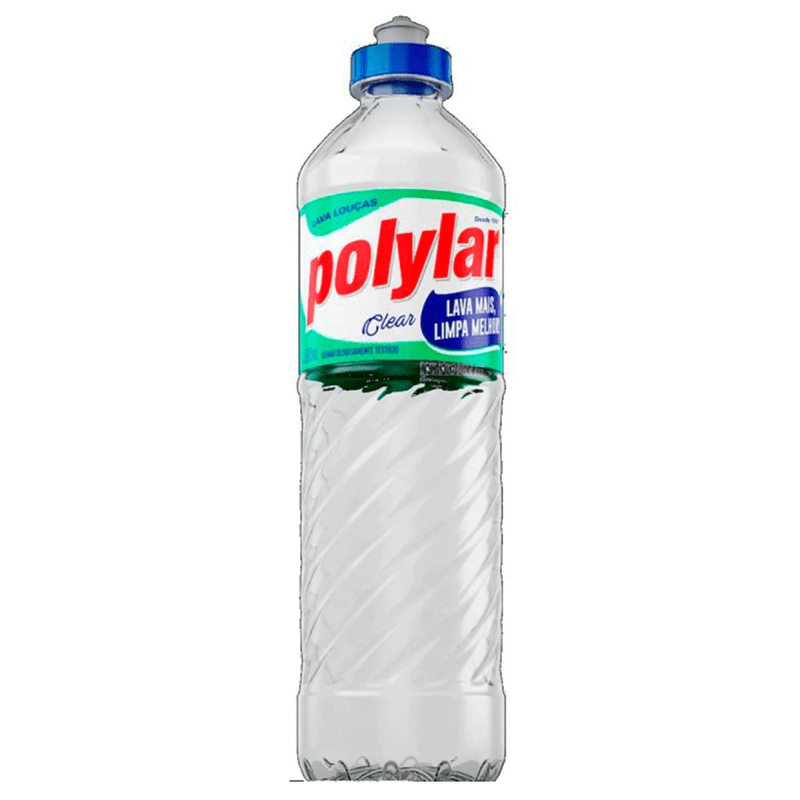 imagem de DETERGENTE POLYLAR 500ML CLEAR