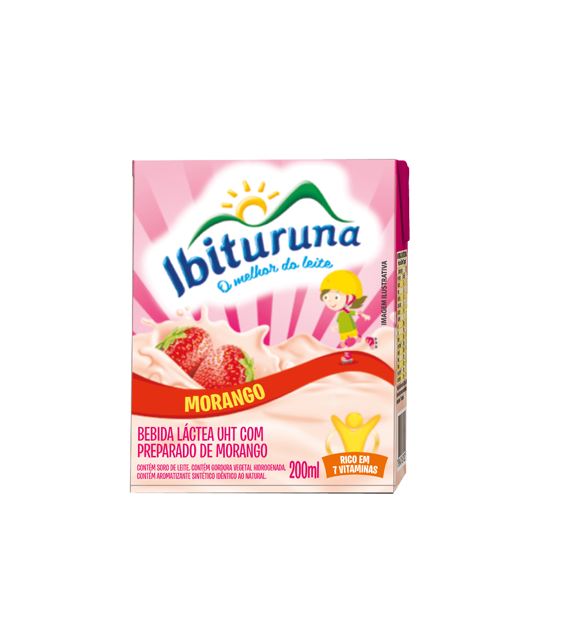 imagem de BEB IBITURUNA 200ML MORANGO