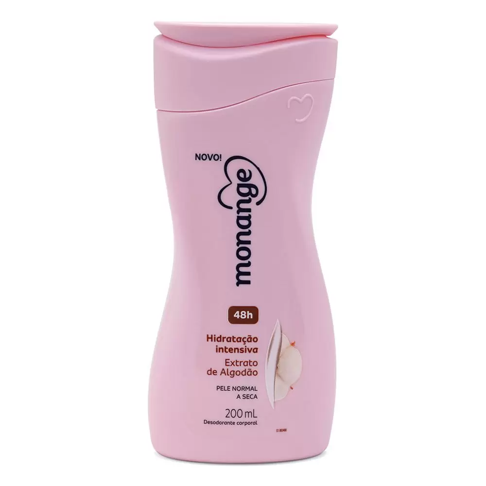 imagem de HIDR MONANGE 200ML INT PELE NORMAL EXT. ALGODAO