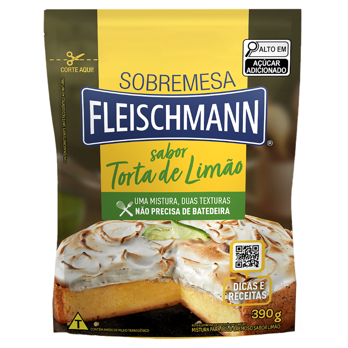 imagem de MIST BOLO FLEISCHMANN 390G TORTA LIMAO
