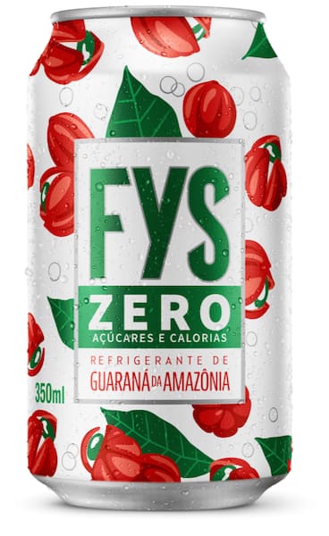imagem de REFRI FYS 350ML GUARANA ZERO ACUC