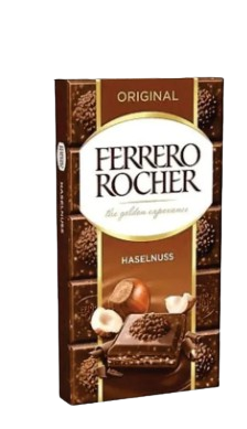 imagem de CHOC FERRERO ROCHER TABLETE 90G AO LEITE