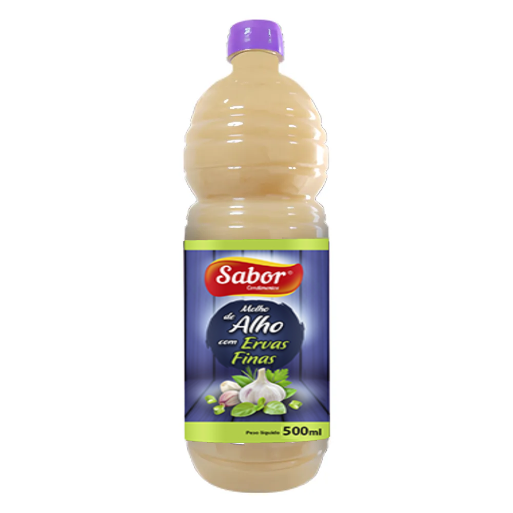 imagem de MOLHO SABOR 500ML ALHO C  ERVAS FINAS