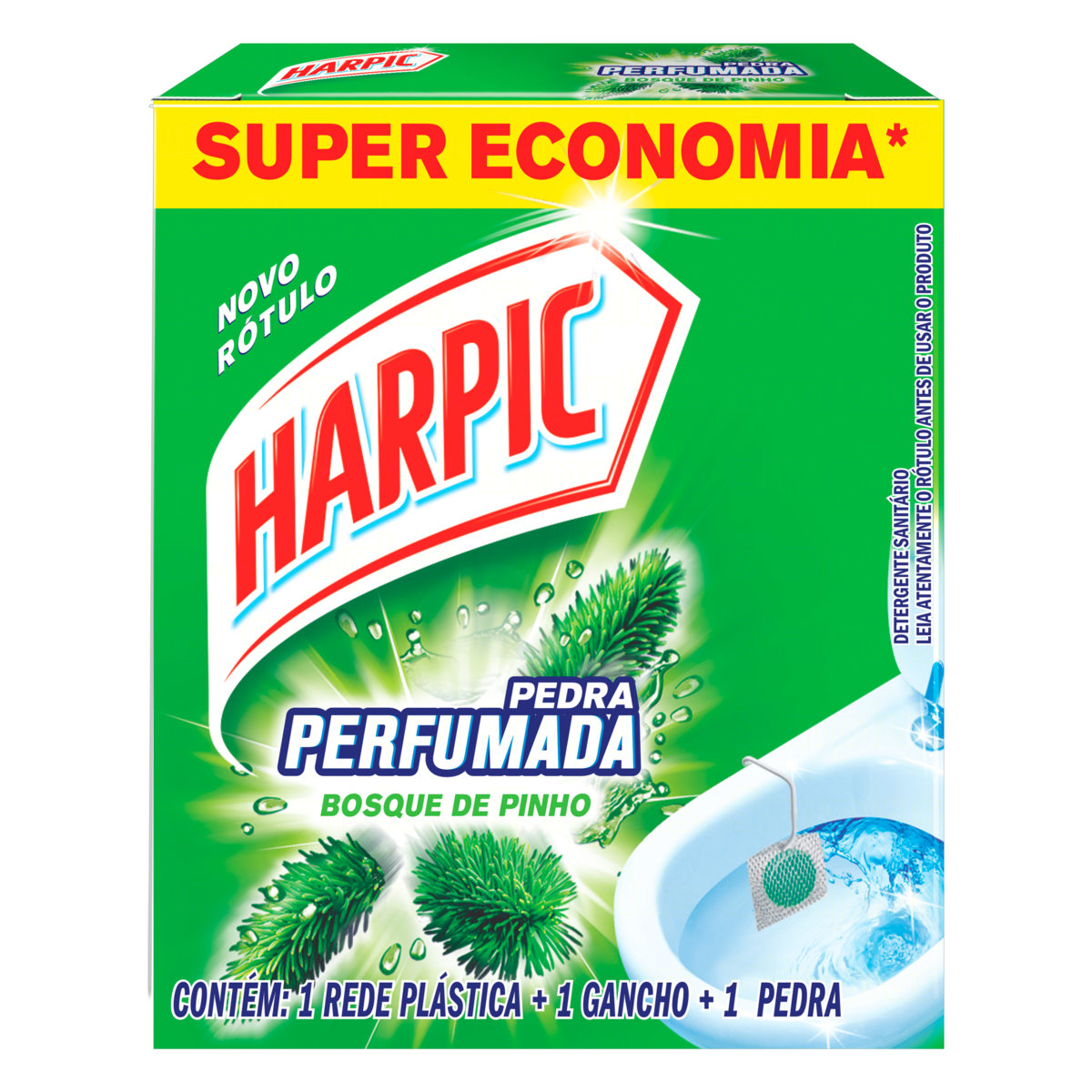 imagem de PEDRA SANIT HARPIC 25G AROMA PROMO PLUS PINHO