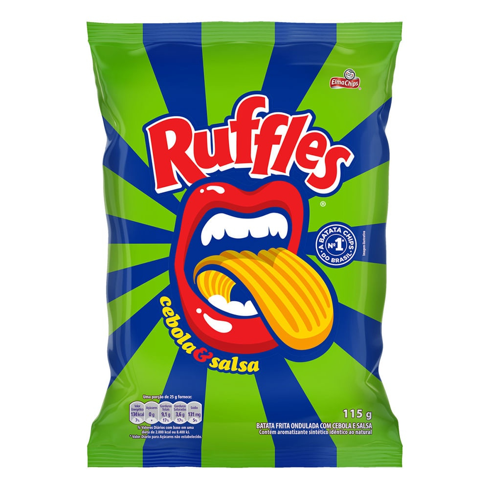 imagem de SALG RUFFLES 115G CEBOLA E SALSA