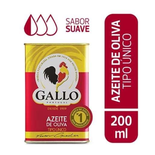 imagem de AZEITE GALLO PURO 200ML LATA
