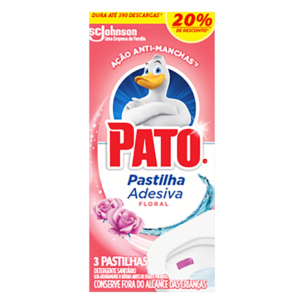 imagem de PATO PAST ADESIVA 3UN FLORAL