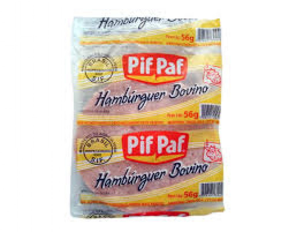 imagem de BIFE HAMBURGUER PIF PAF 56G BOVINO