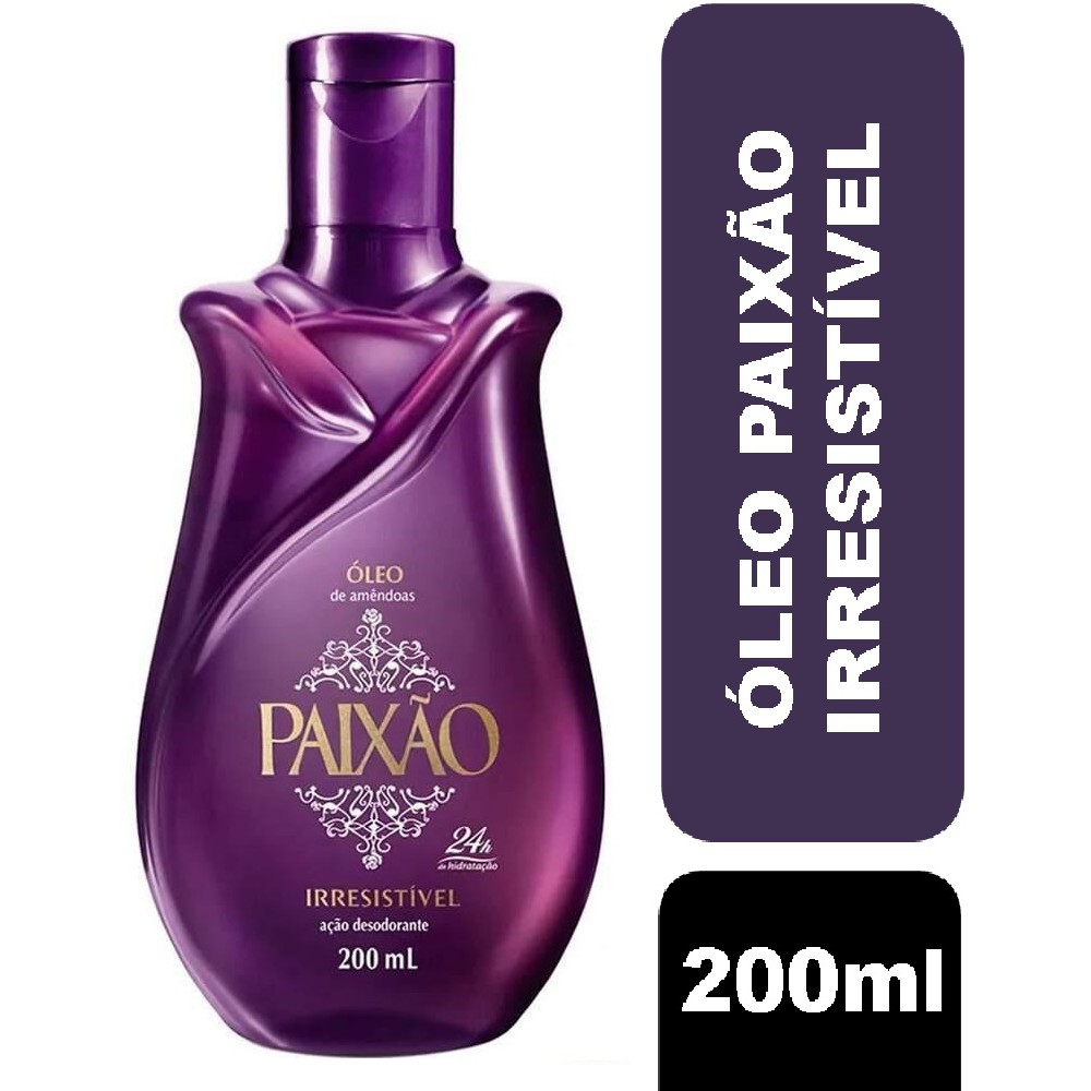 imagem de OLEO DE AMENDOAS PAIXAO 200ML IRRESISTIVEL
