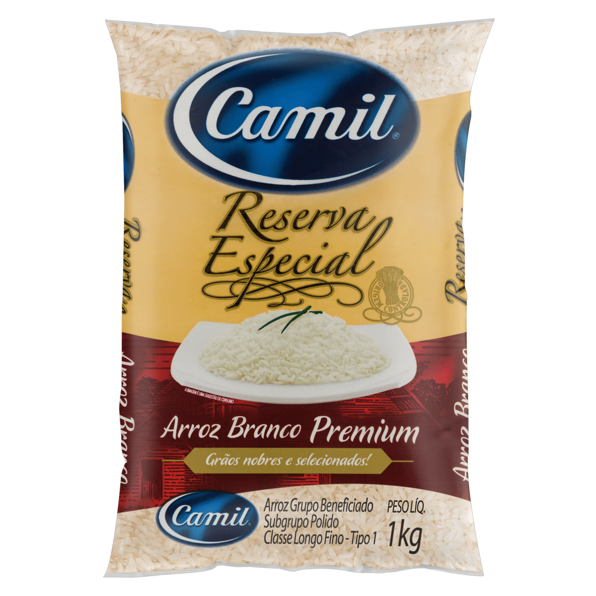 imagem de ARROZ CAMIL RESERVA ESPECIAL 1KG TIPO1