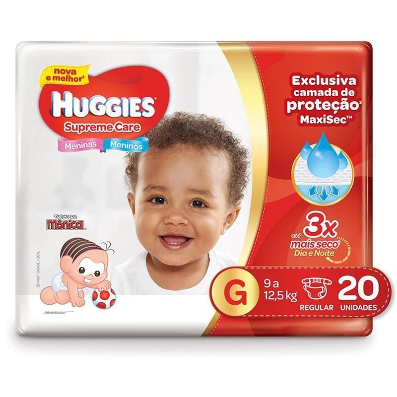 imagem de FR HUGGIES SUPREME CARE G C/ 20 JUMBO