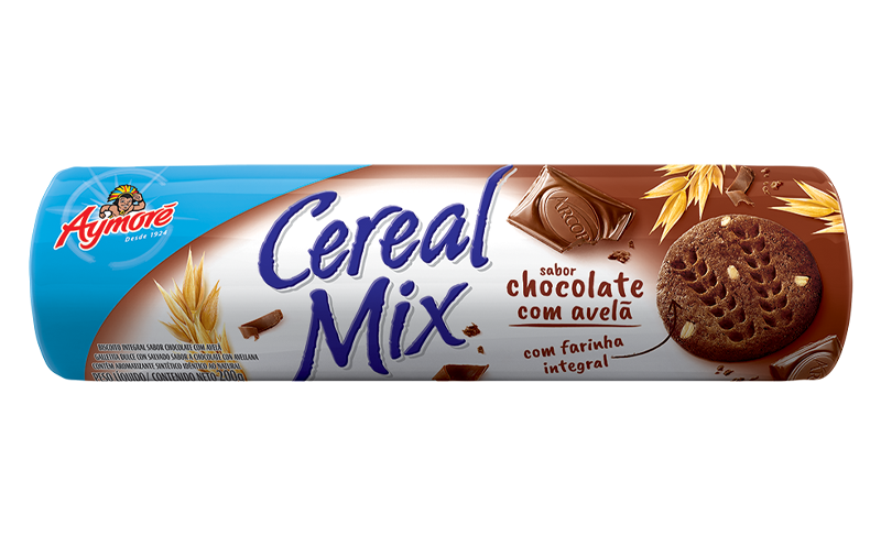 imagem de BISC AYMORE CEREAL MIX 135G CACAU CEREAIS
