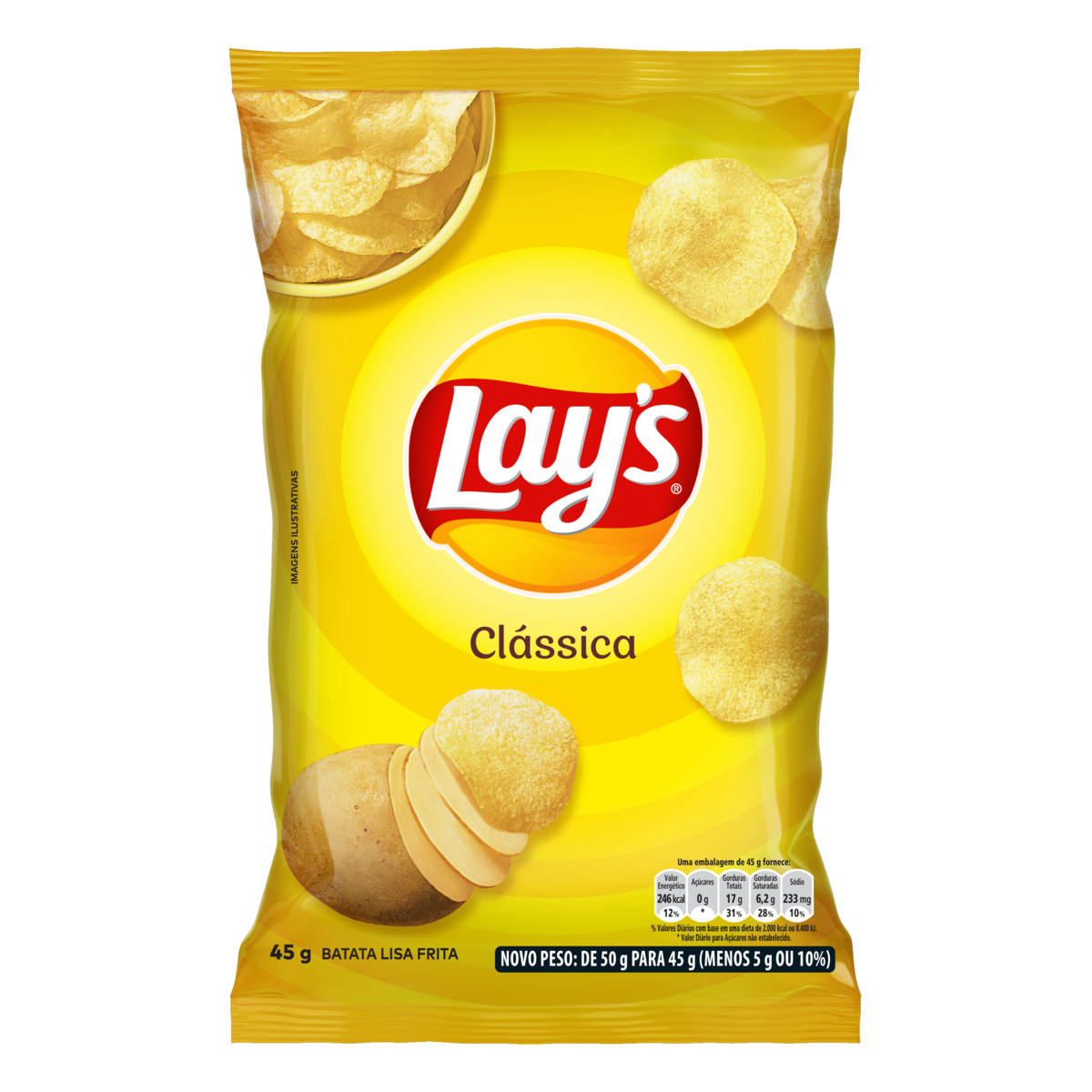 imagem de BATATA LAYS 35G CLASSICA