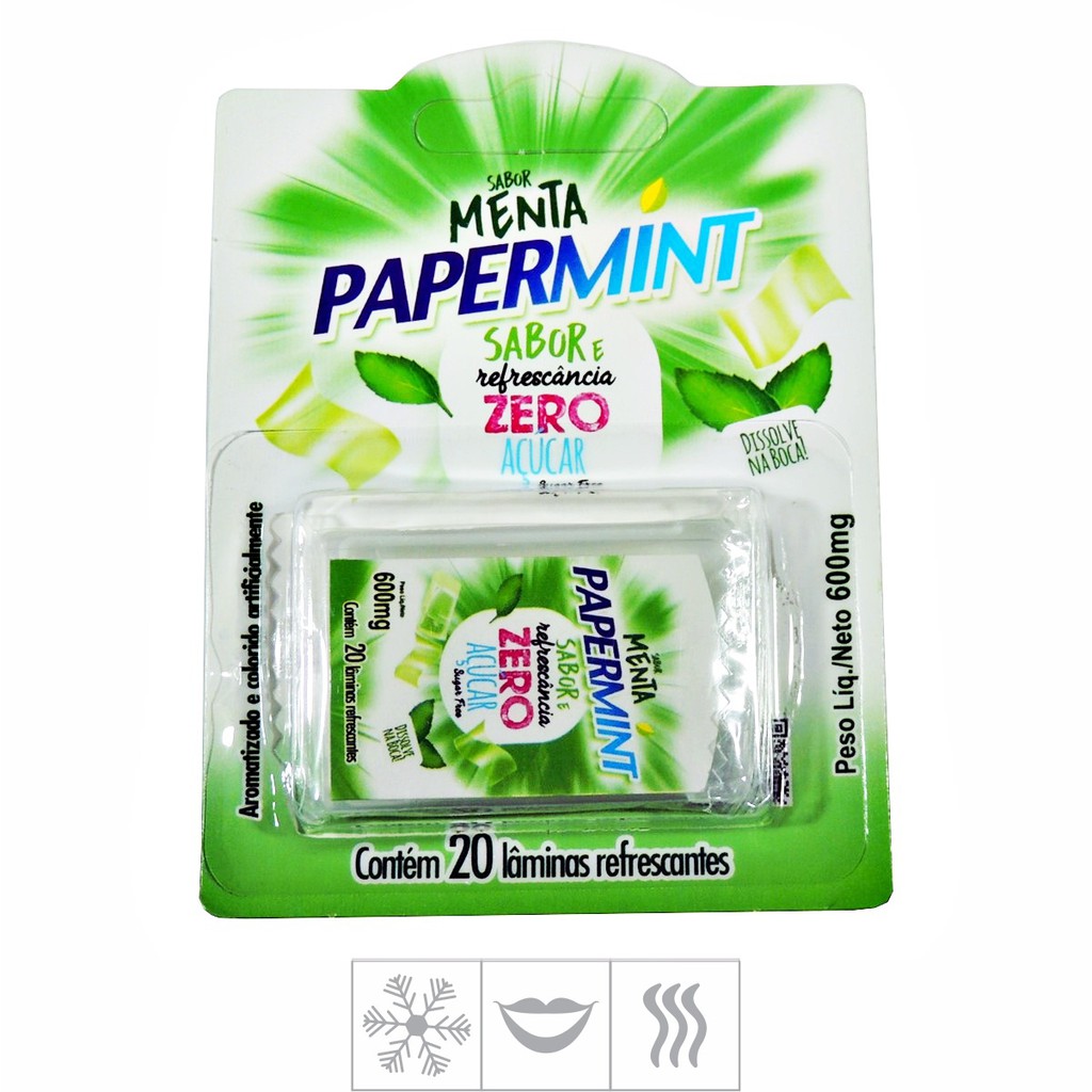 imagem de LAMINA BUCAL PAPERMINT MENTA 600MG