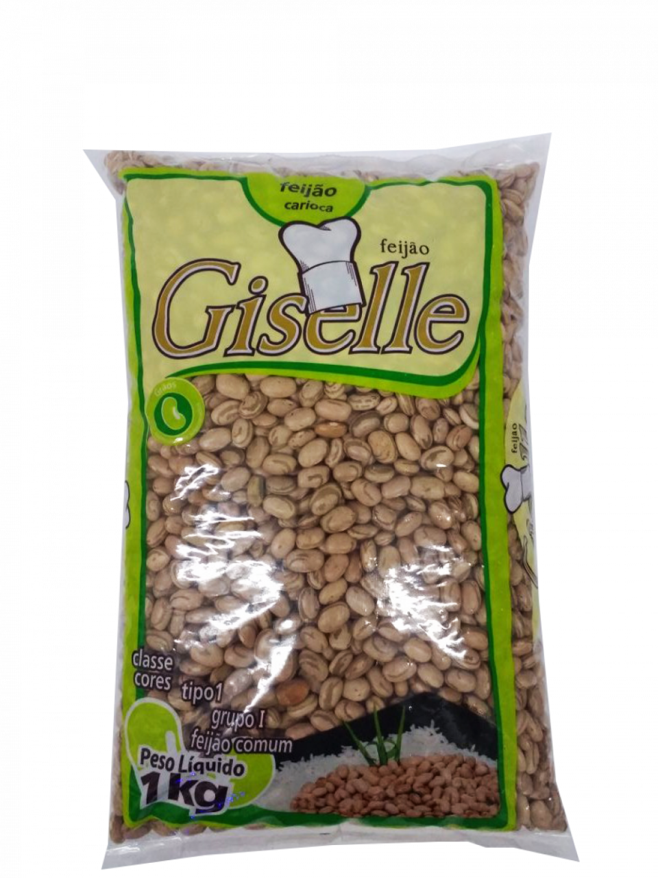 imagem de FEIJAO GISELLE 1KG CARIOCA