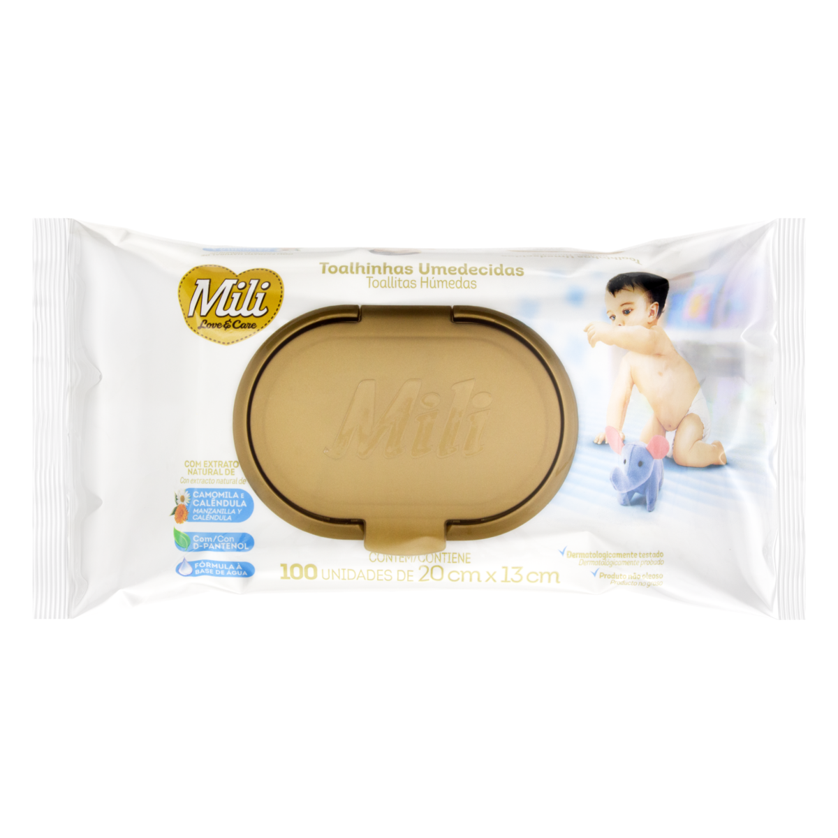 imagem de LENCO UMED MILI C  100UN LOVE E CARE