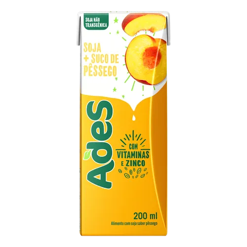 imagem de BB SOJA ADES 200ML PESSEGO TP
