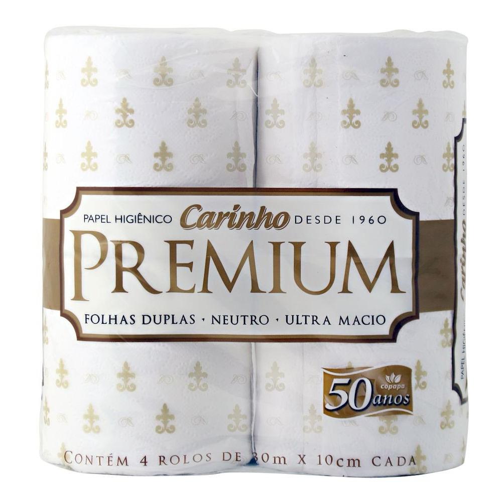 imagem de PAPEL HIG CARINHO PREMIUM 30M C/4 FOLHA DUPLA