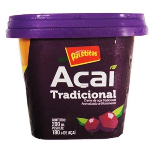 imagem de ACAI PALETITAS 200ML TRADICIONAL