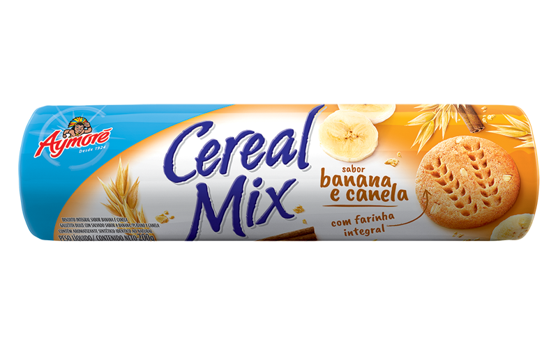 imagem de BISC AYMORE CEREAL MIX 135G BAN CANELA