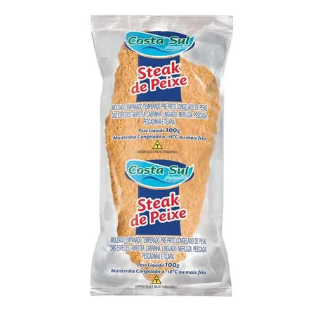 imagem de STEAK DE PEIXE COSTA SUL 100G