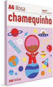 imagem de FOLHA SULFITE CHAMEQUINHO A4 C 100 ROSA