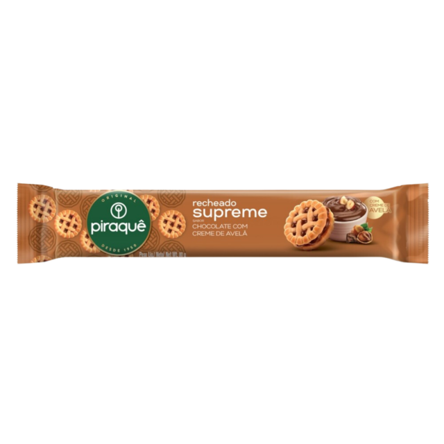 imagem de BISC PIRAQUE SUPREME 80G CHOC/CREM AVELA