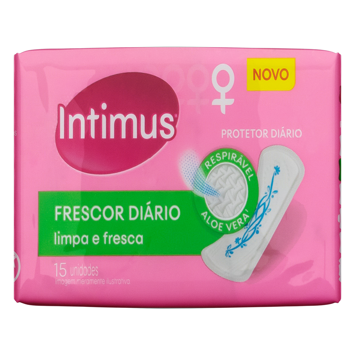 imagem de ABS INTIMUS PROT DIARIO C/15 FRESCOR DIARIO