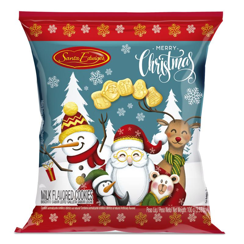 imagem de BISC STA EDWIGES 100G NATAL LEITE